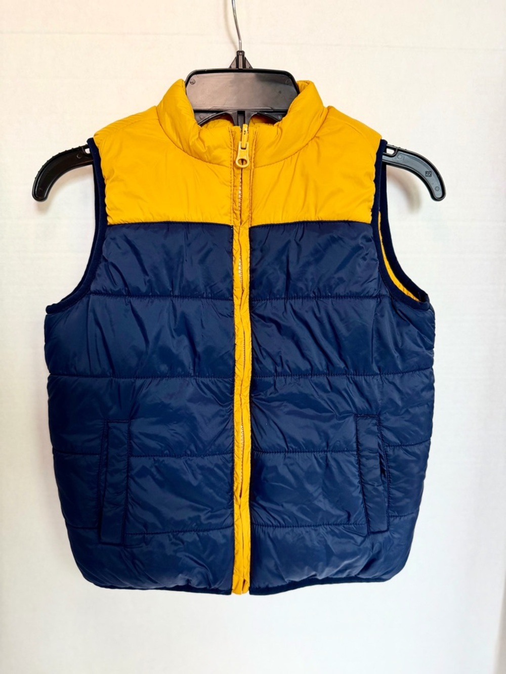Janie and Jack Reversible Quilted Puffer Vest Like New